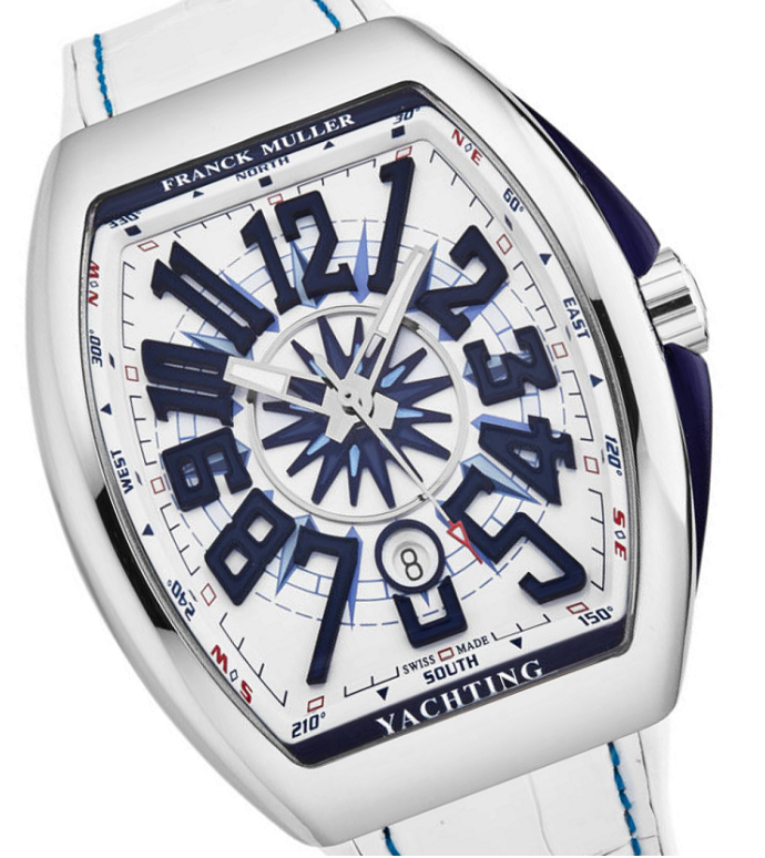 Franck Muller Vanguard Yachting 45SCYACHTWHT - Trade Watches Inc.